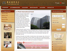 Tablet Screenshot of laperleinternationalhotel.com